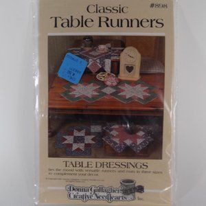 🌷5/25 SALE Donna Gallagher Classic Table Runner Mats Quilting Patterns